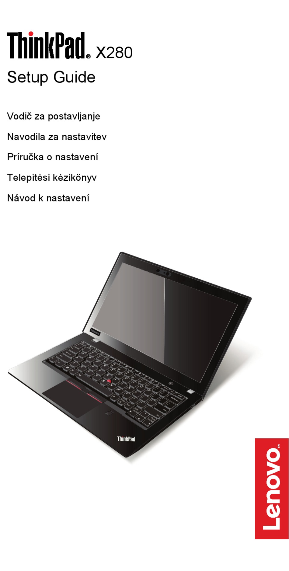 LENOVO THINKPAD X280 SETUP MANUAL Pdf Download  ManualsLib