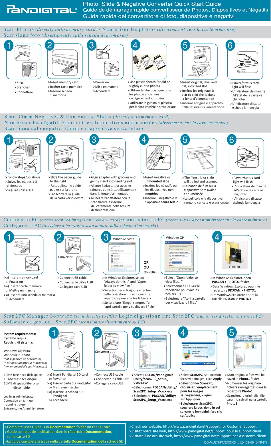 PANDIGITAL PANSCN05 QUICK START MANUAL Pdf Download ManualsLib