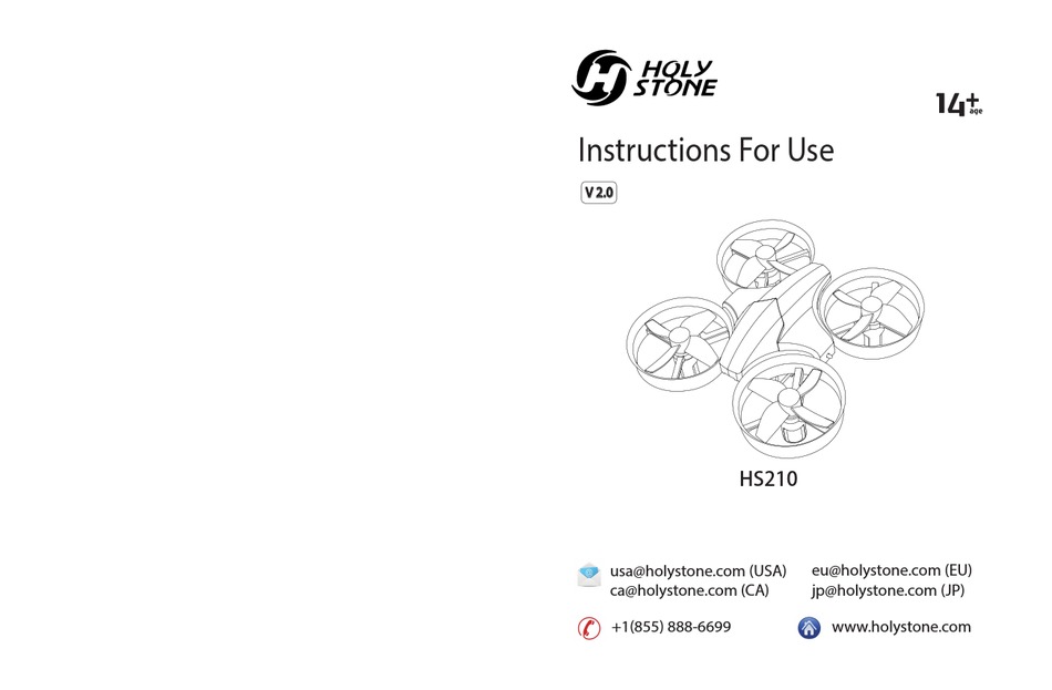 HOLY STONE HS210 INSTRUCTIONS FOR USE MANUAL Pdf Download | ManualsLib