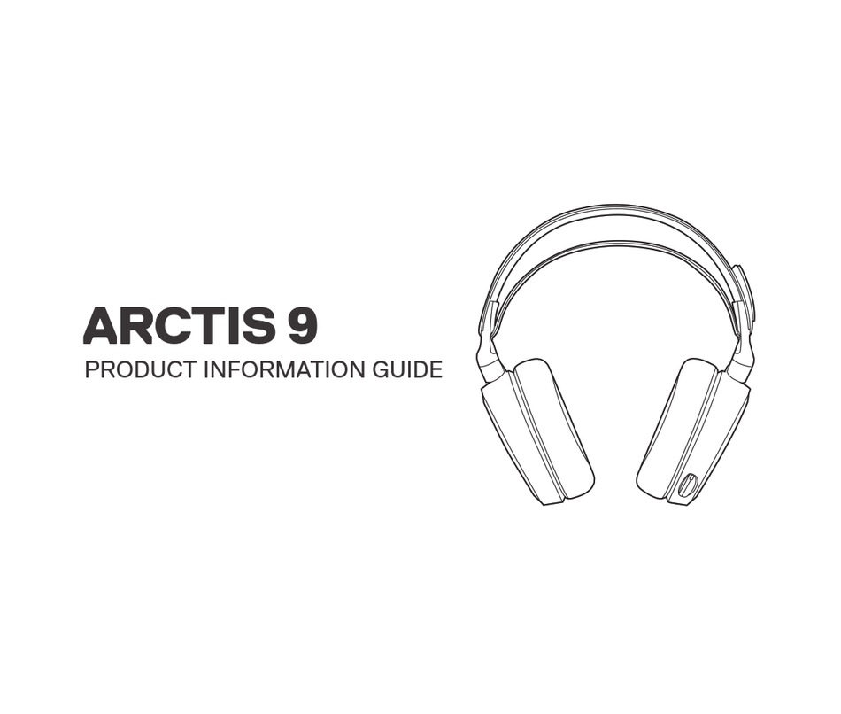 STEELSERIES ARCTIS 9 PRODUCT INFORMATION MANUAL Pdf Download | ManualsLib