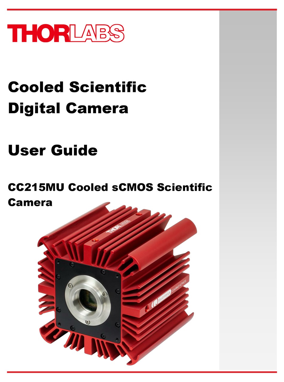 THORLABS CC215MU USER MANUAL Pdf Download ManualsLib