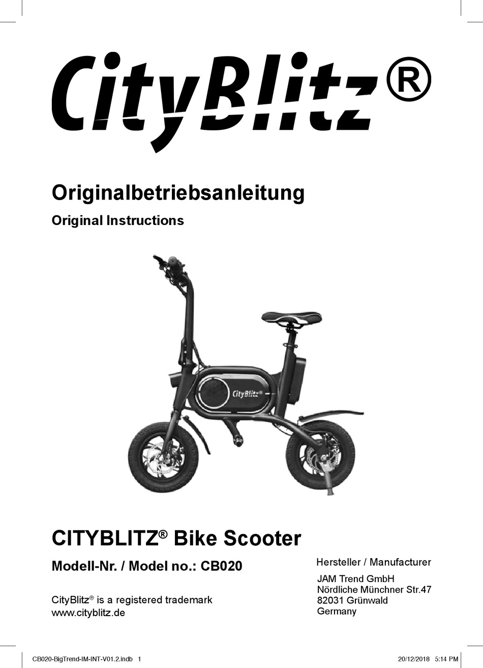 CITYBLITZ Rücklicht CB064SZ P5-60 Original 