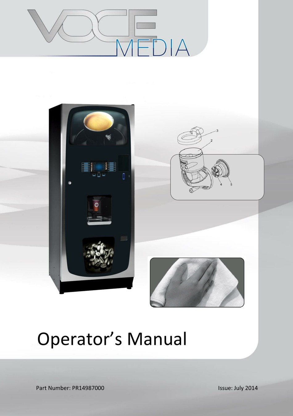 CRANE MERCHANDISING SYSTEMS VOCE MEDIA OPERATOR'S MANUAL Pdf Download