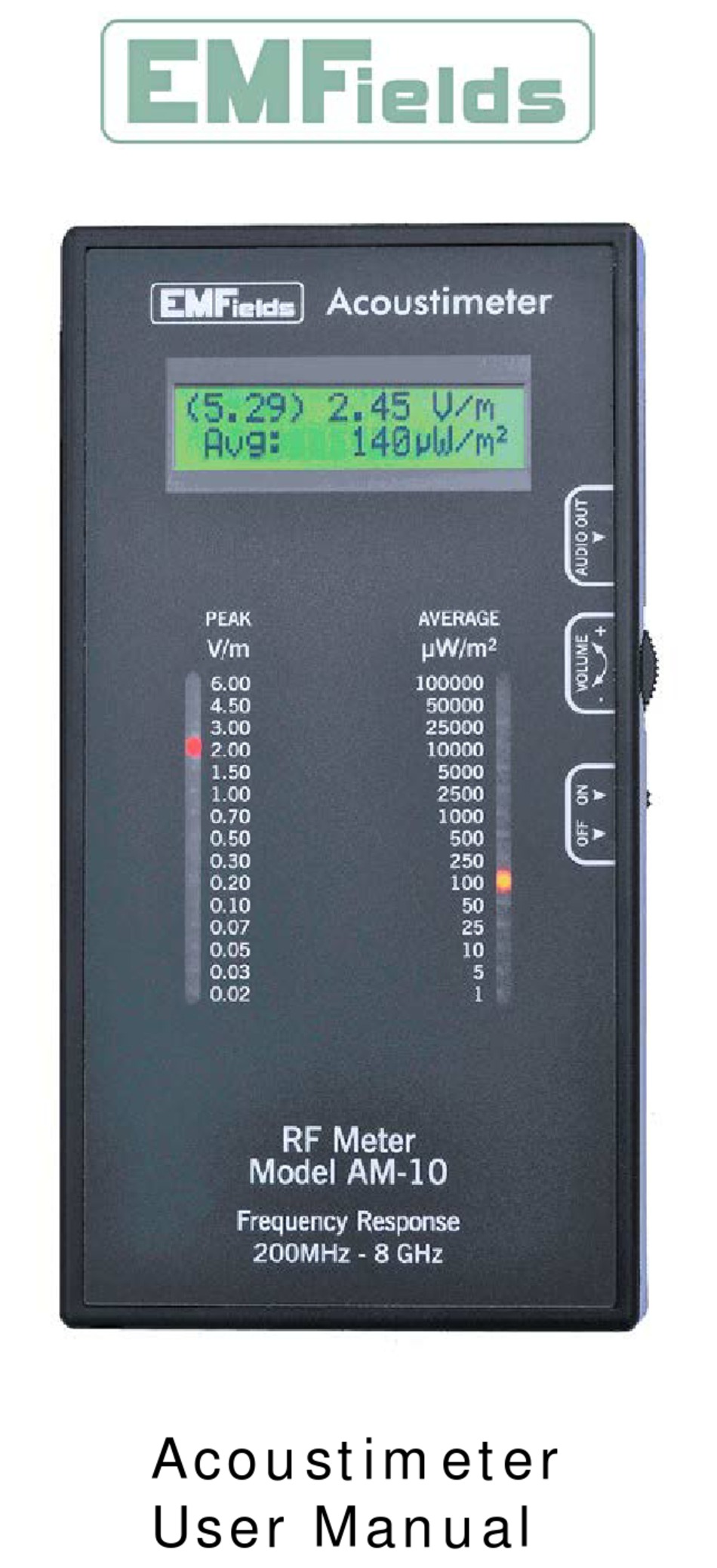 Radio Communication Acoustimeter AM10 RF Meter Electronics