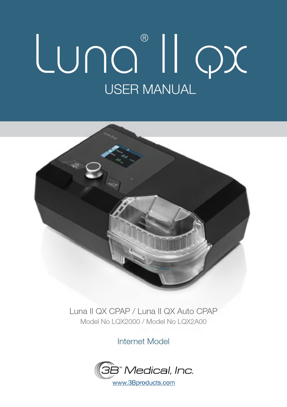 3B MEDICAL LINE II QX SERIES USER MANUAL Pdf Download | ManualsLib