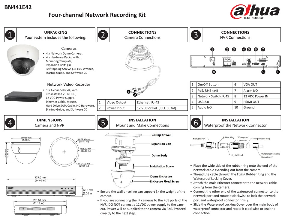 DAHUA BN441E42 MANUAL Pdf Download ManualsLib