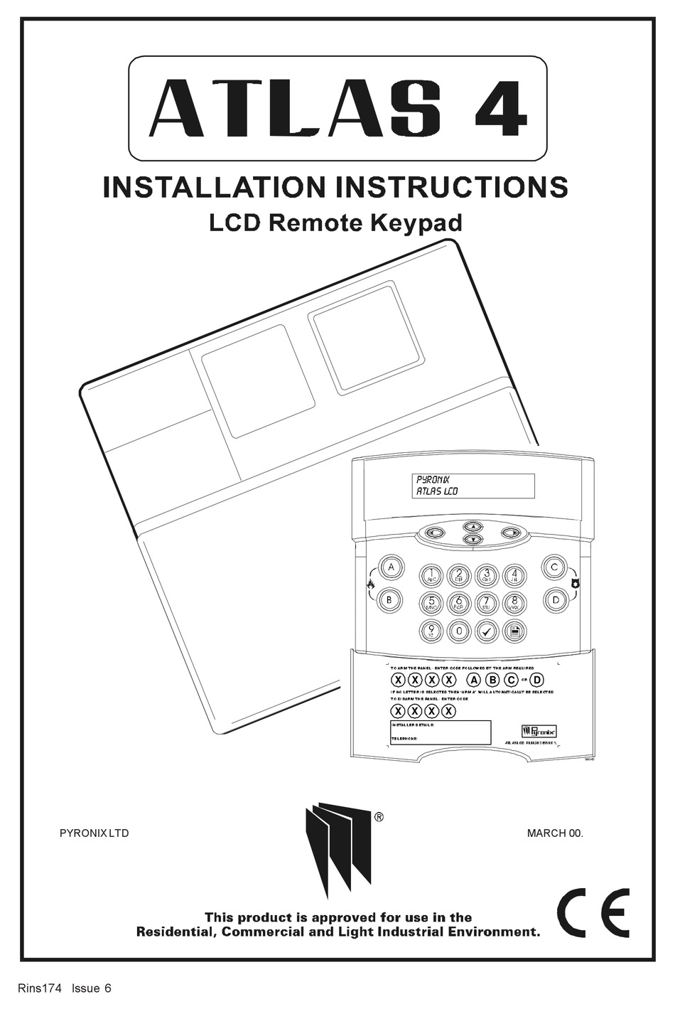 PYRONIX ATLAS 4 INSTALLATION INSTRUCTIONS MANUAL Pdf Download ManualsLib