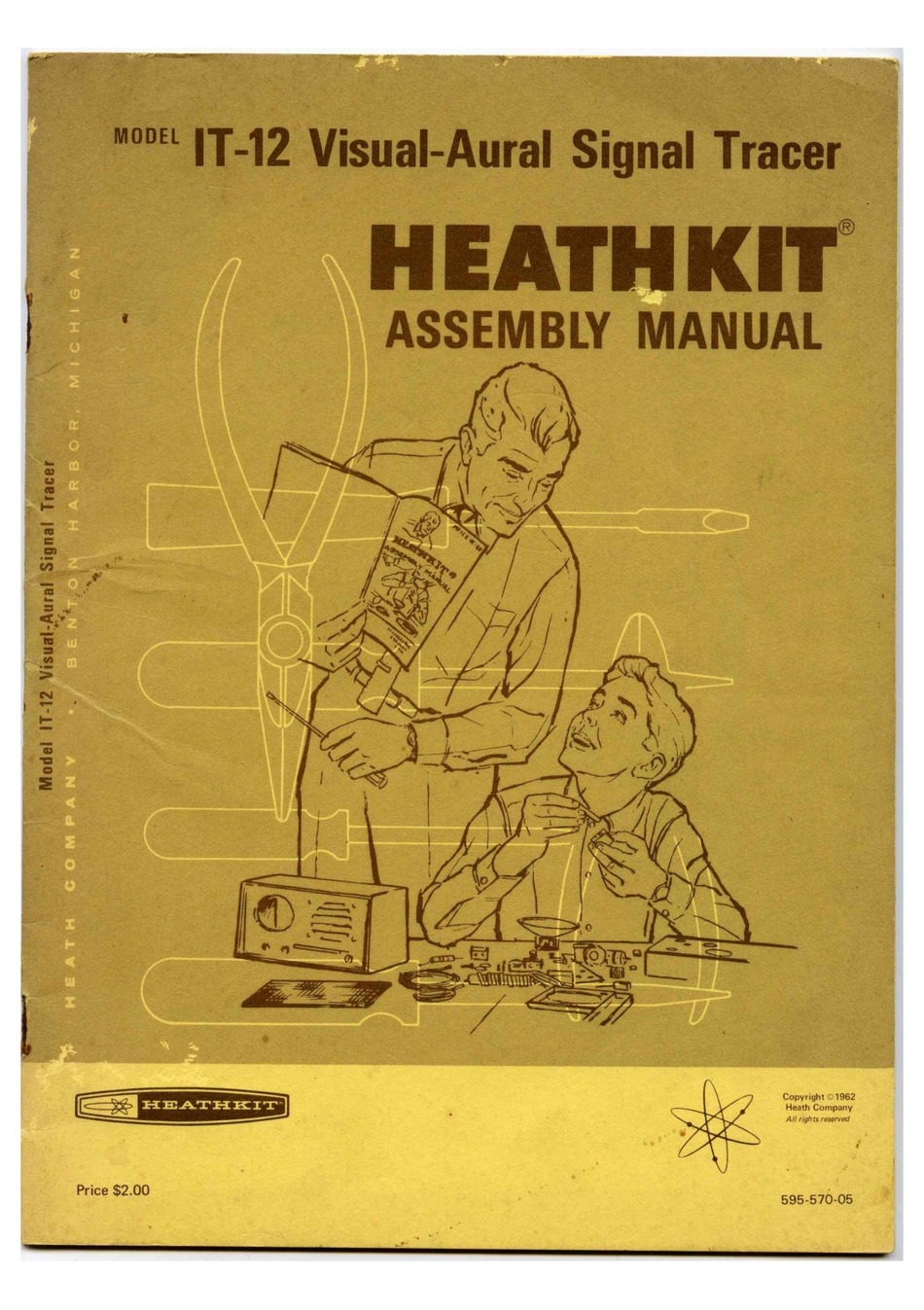 Assembly Manual-Anleitung für Heathkit IT-1121 