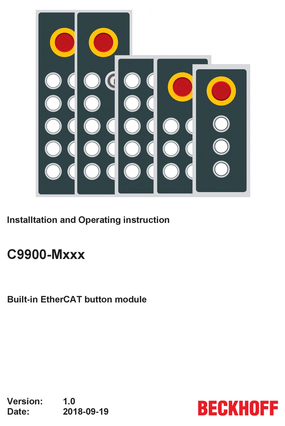 Карта интерфейсная cp9900 а264 beckhoff