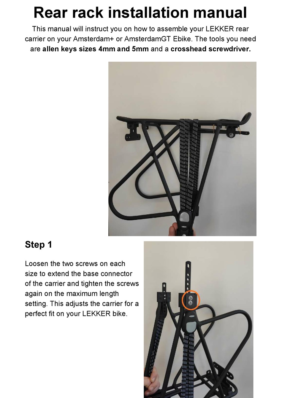 LEKKER AMSTERDAM+ INSTALLATION MANUAL Pdf Download ManualsLib