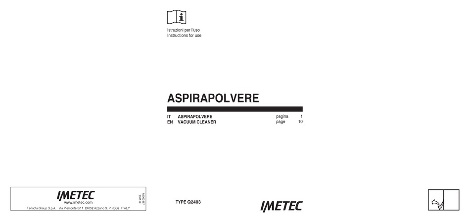 IMETEC Q2403 MANUAL Pdf Download | ManualsLib