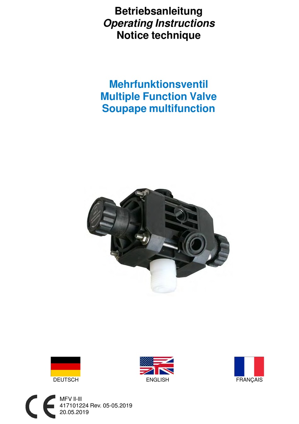 ECOLAB MFV II OPERATING INSTRUCTIONS MANUAL Pdf Download ManualsLib