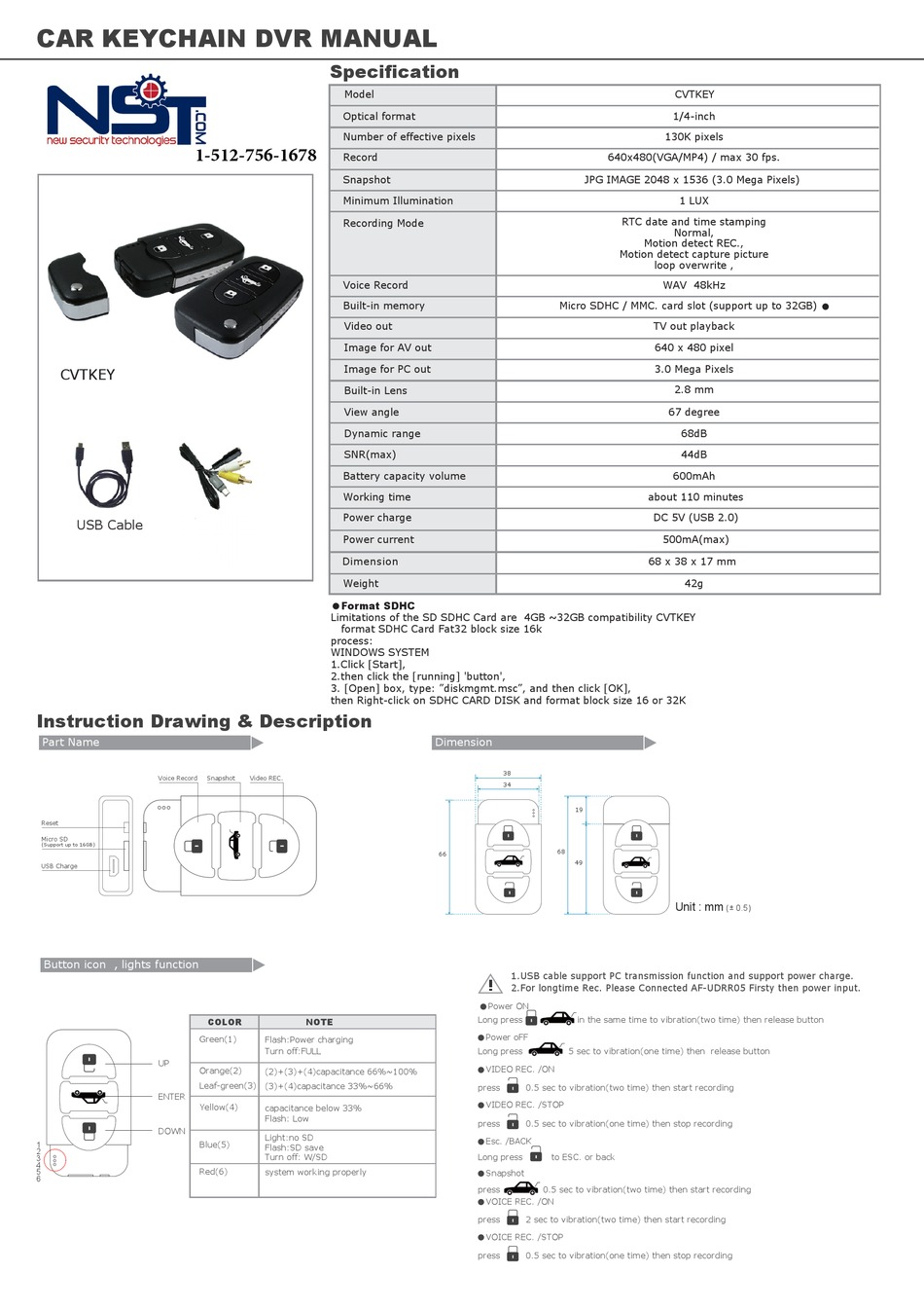 NST CVTKEY MANUAL Pdf Download ManualsLib