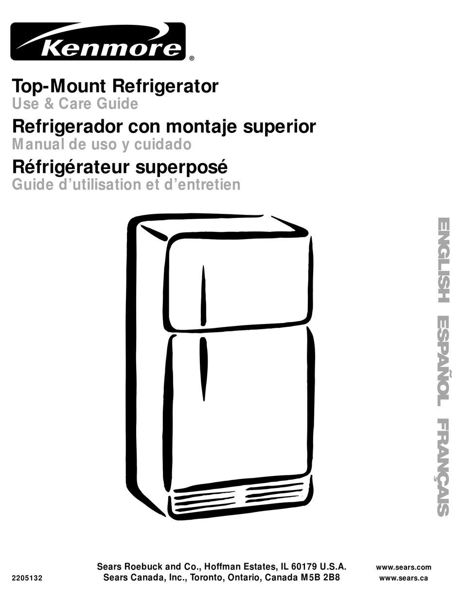 kenmore 106 series refrigerator