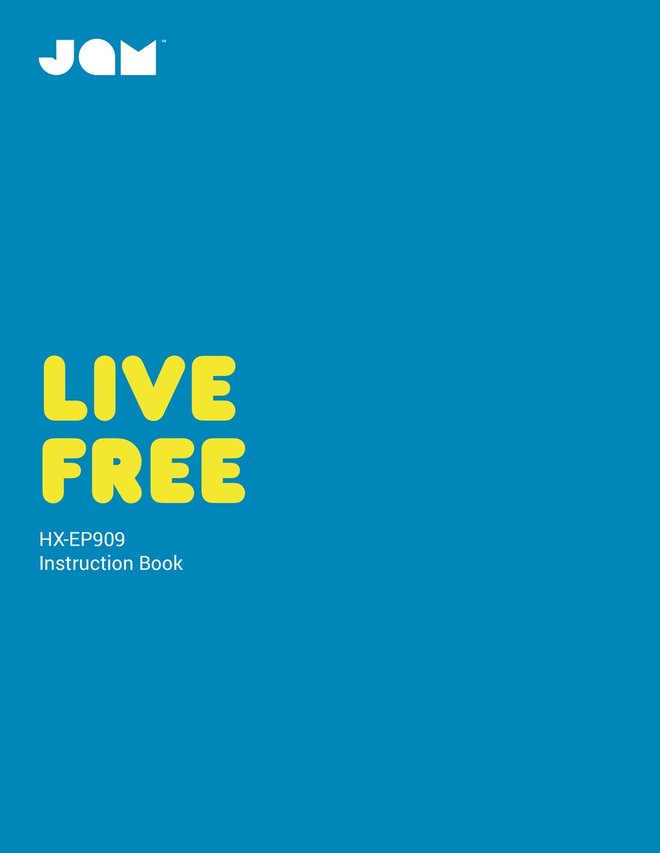JAM LIVE FREE INSTRUCTION BOOK Pdf Download ManualsLib