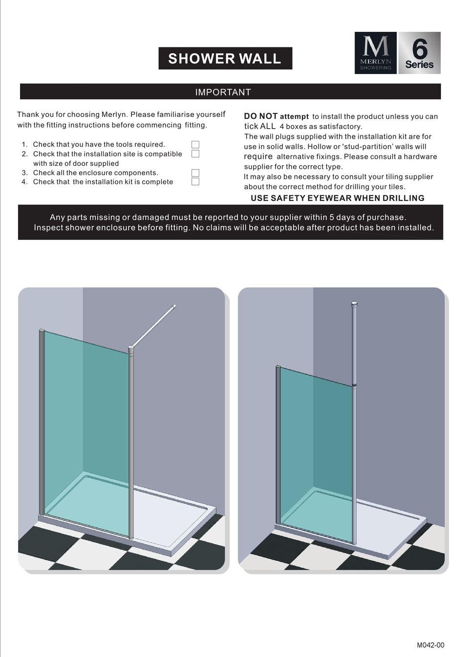 MERLYN 6 SERIES INSTALLATION INSTRUCTIONS MANUAL Pdf Download ManualsLib