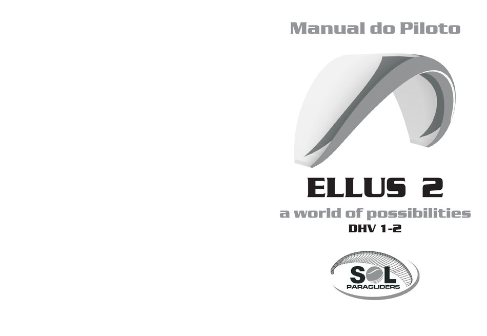 SOL PARAGLIDERS ELLUS 2 PILOT'S MANUAL Pdf Download ManualsLib