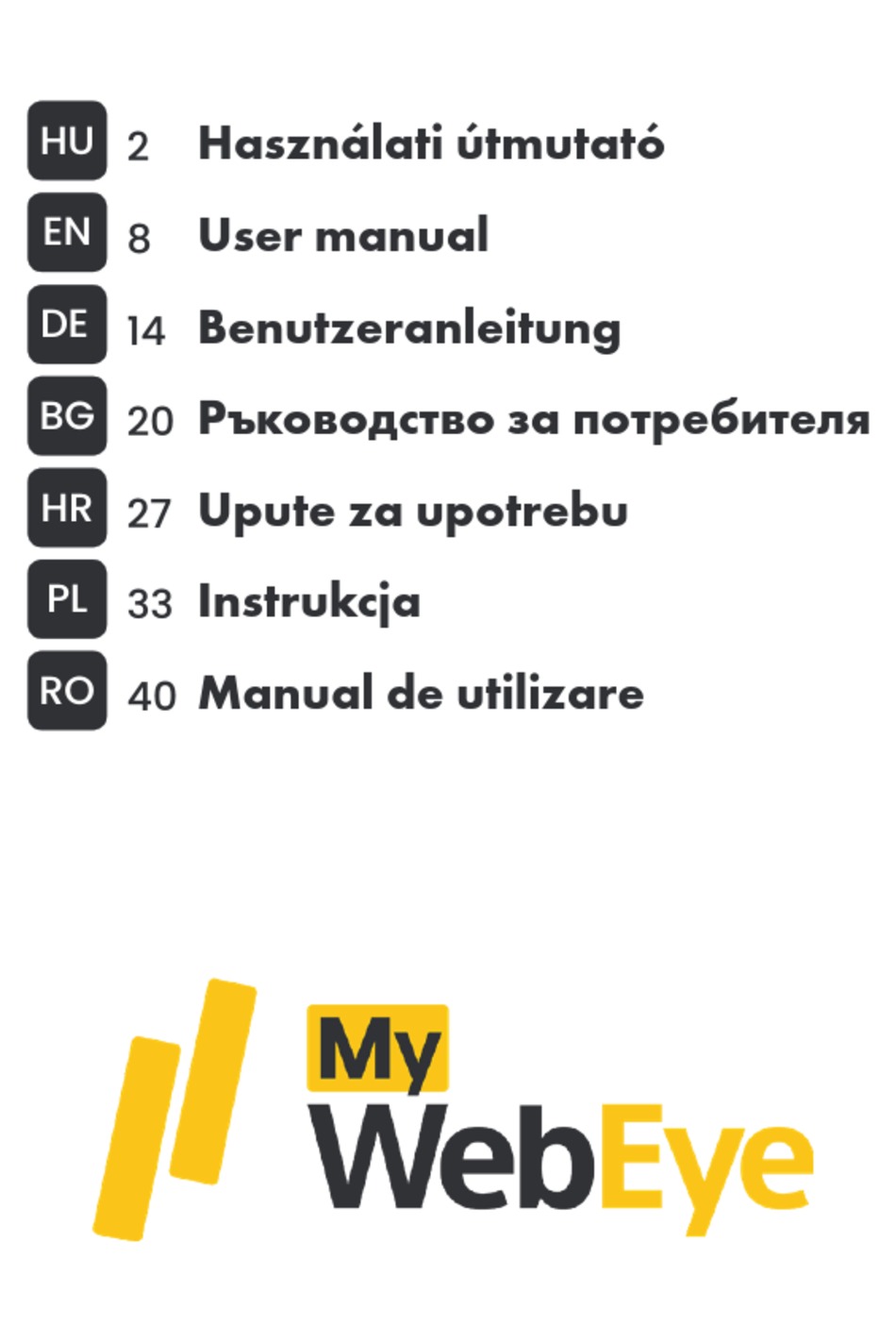 WEBEYE X SERIES USER MANUAL Pdf Download ManualsLib