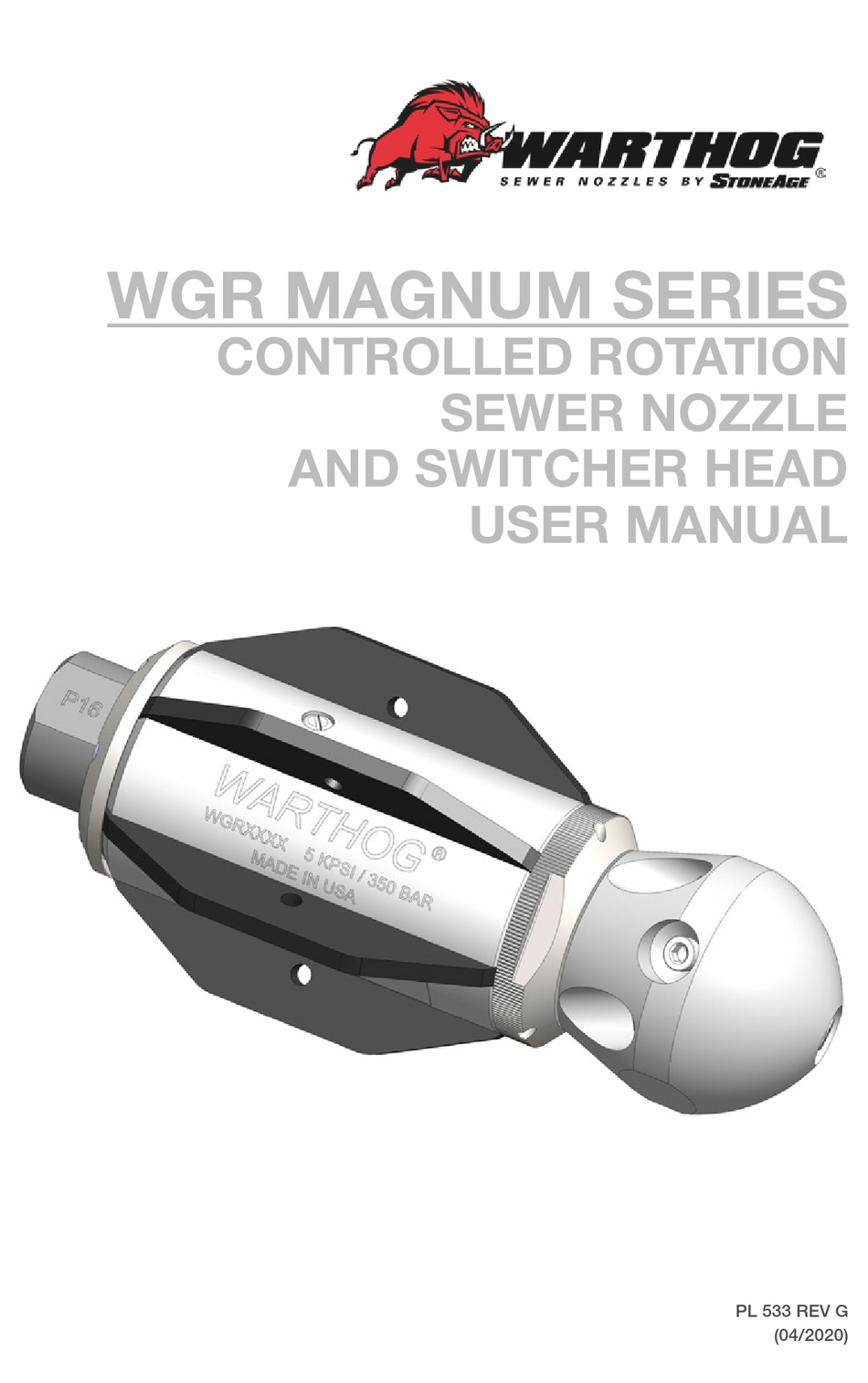 STONE AGE WARTHOG WGR MAGNUM SERIES USER MANUAL Pdf Download | ManualsLib