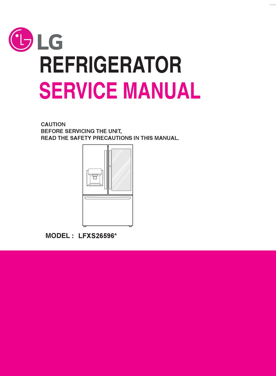 LG LFXS26596 SERIES SERVICE MANUAL Pdf Download | ManualsLib