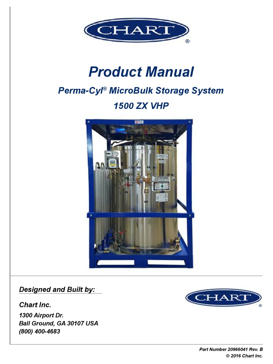 CHART PERMA-CYL MICROBULK 1500 ZX VHP PRODUCT MANUAL Pdf Download 