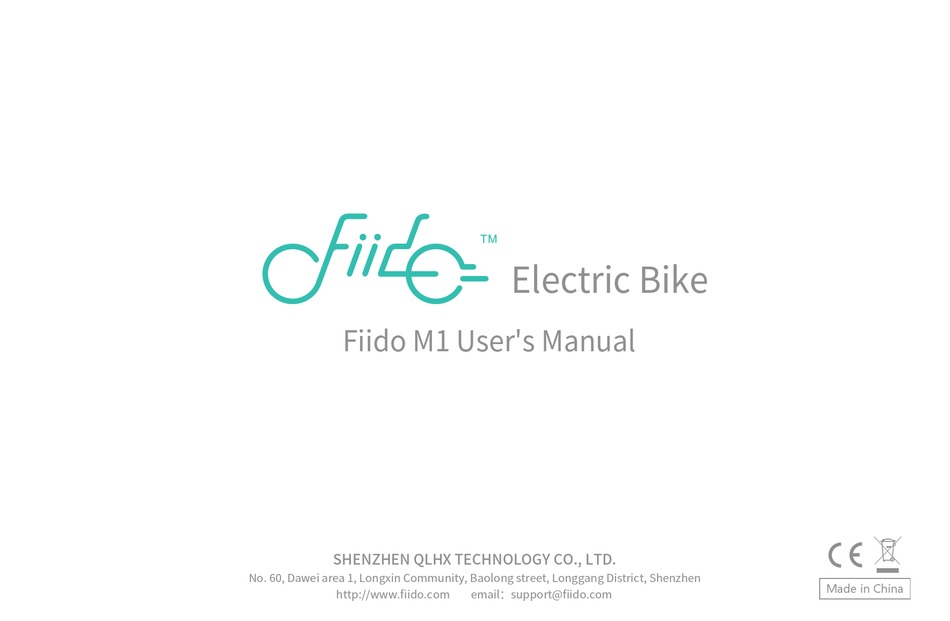 fiido m1 manual