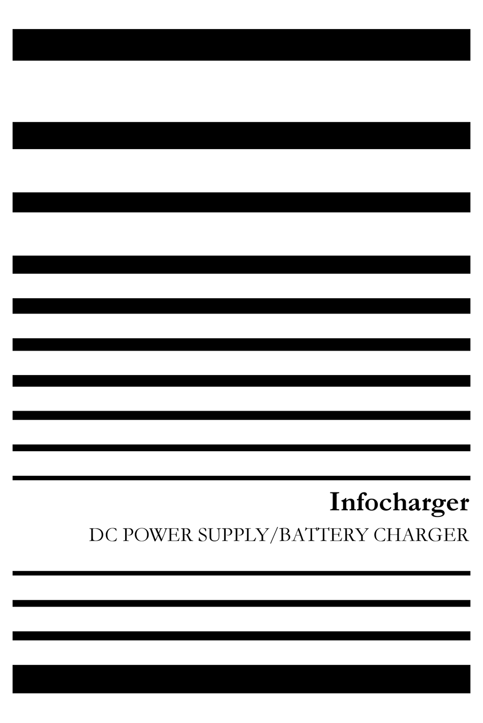 INFORM INFOCHARGER MANUAL Pdf Download ManualsLib