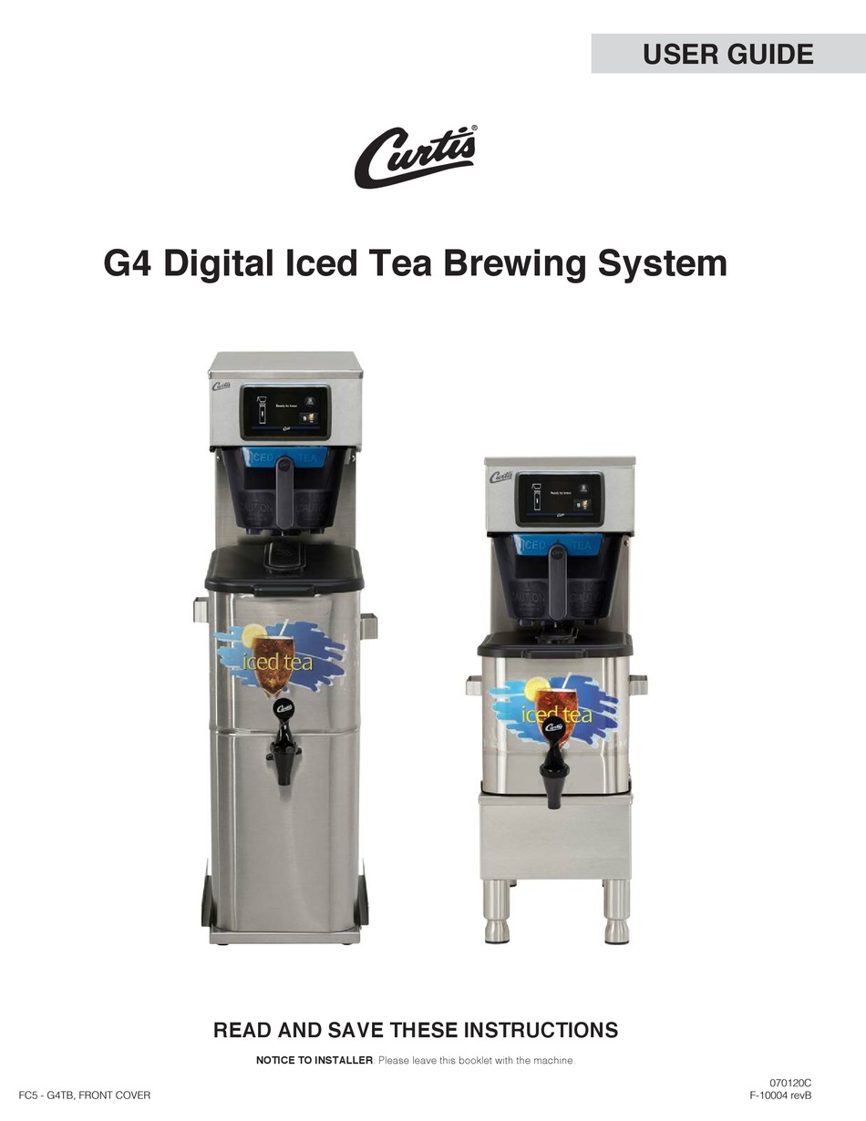 CURTIS G4 SERIES USER MANUAL Pdf Download ManualsLib