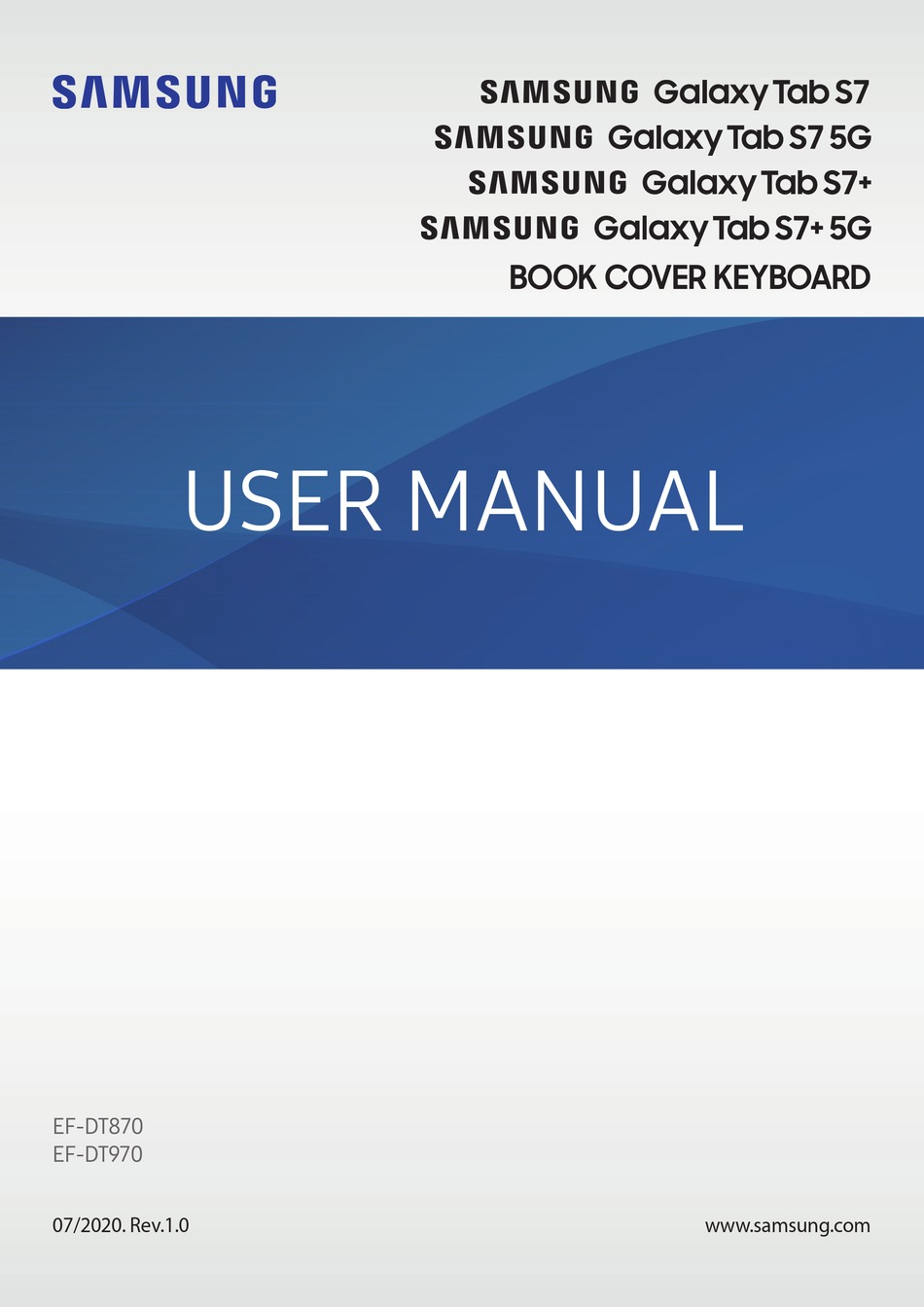 SAMSUNG EF-DT870 USER MANUAL Pdf Download | ManualsLib
