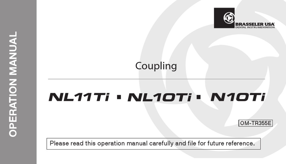 BRASSELER USA NL11TI OPERATION MANUAL Pdf Download ManualsLib