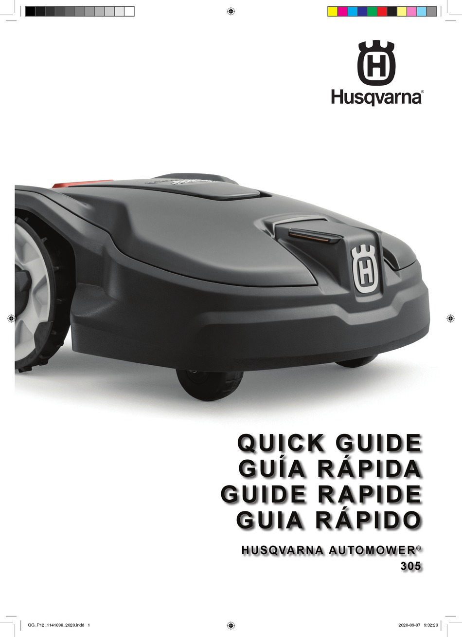 HUSQVARNA AUTOMOWER 305 QUICK MANUAL Pdf Download ManualsLib