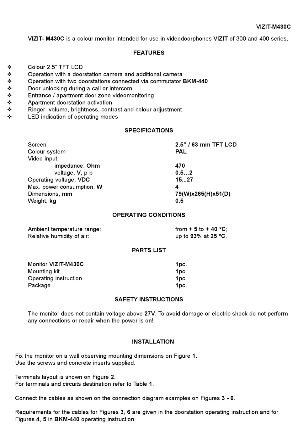 VIZIT M430C MANUAL Pdf Download | ManualsLib