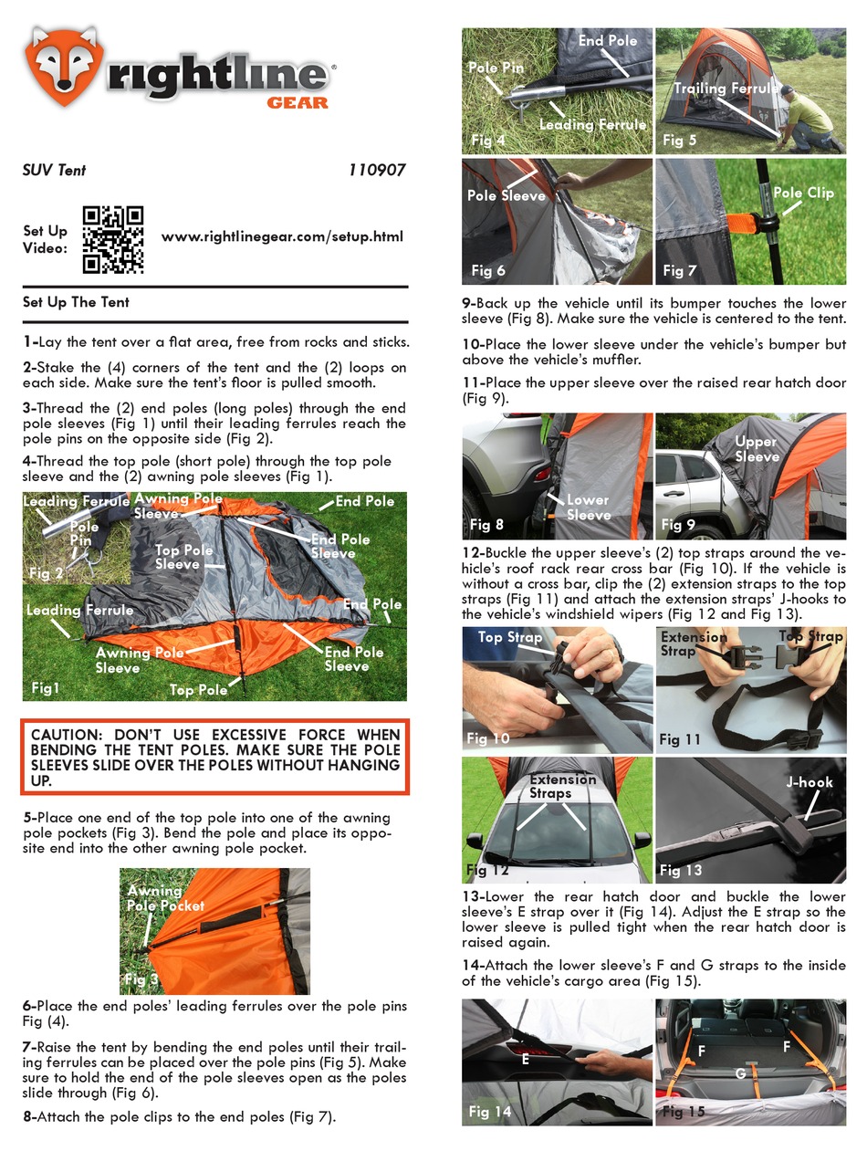 rightline suv tent