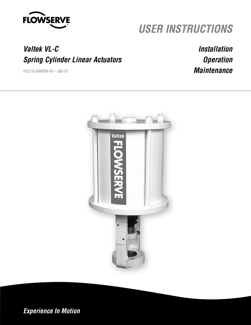 FLOWSERVE VALTEK VLC USER INSTRUCTIONS Pdf Download ManualsLib