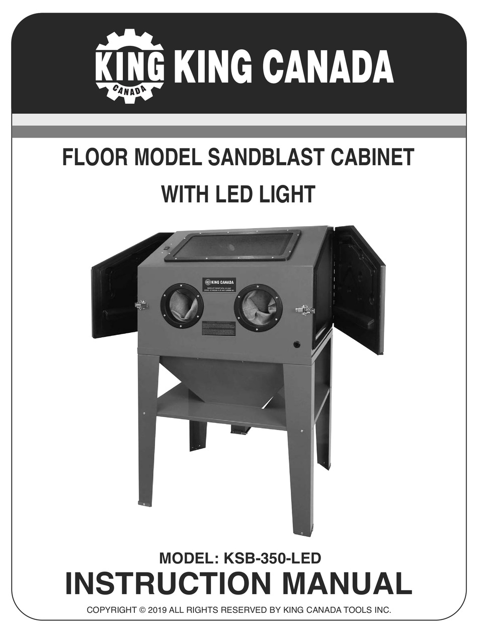 KING CANADA KSB350LED INSTRUCTION MANUAL Pdf Download ManualsLib