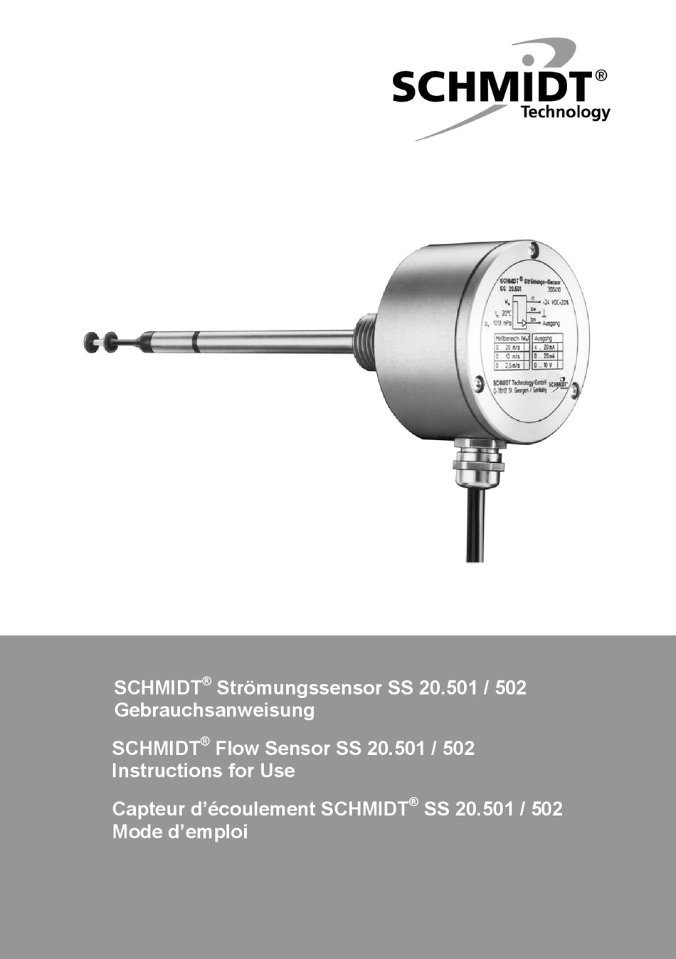 schmidt-ss-20-501-instructions-for-use-manual-pdf-download-manualslib