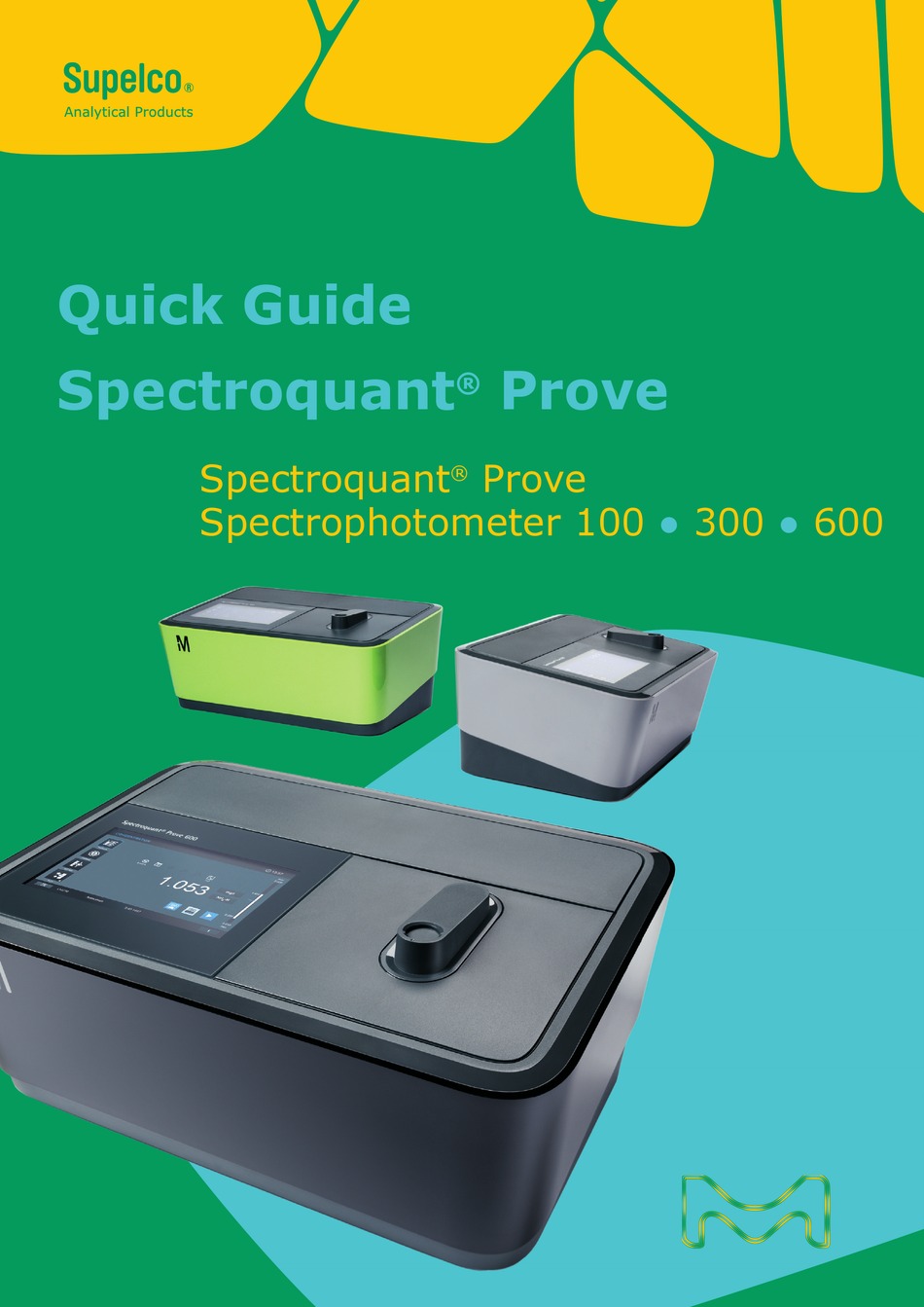 Supelco Spectroquant Prove Series Quick Manual Pdf Download Manualslib