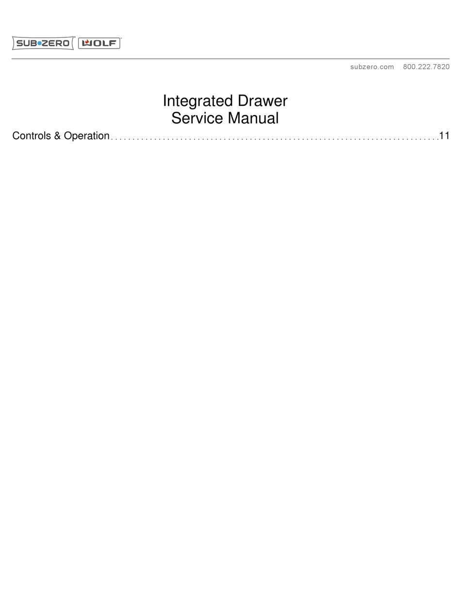 SUB ZERO WOLF INTEGRATED SERIES SERVICE MANUAL Pdf Download ManualsLib sub-zero-wolf-integrated-series-service-manual-pdf-download-manualslib
