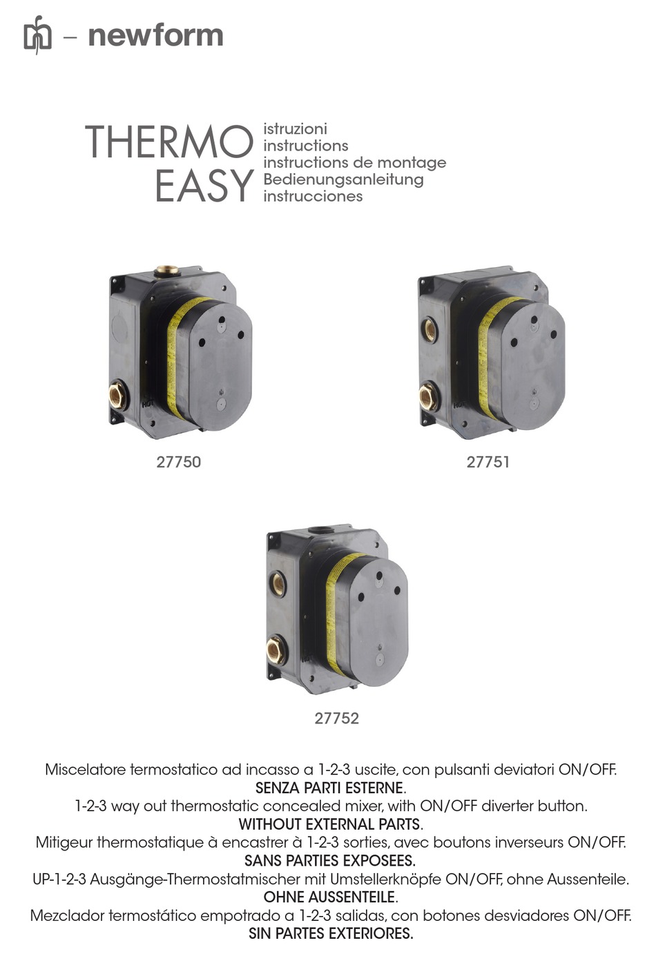 newform-thermo-easy-27750-instructions-manual-pdf-download-manualslib