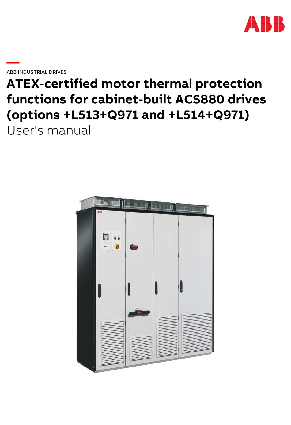 ABB ACS880 SERIES USER MANUAL Pdf Download | ManualsLib