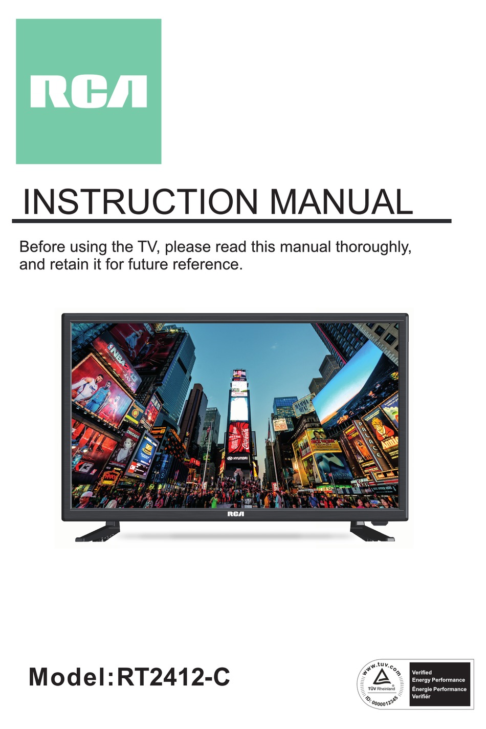 RCA RT2412-C INSTRUCTION MANUAL Pdf Download | ManualsLib