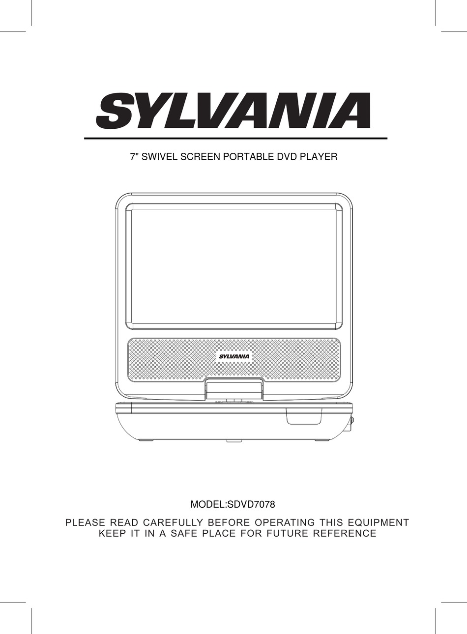 SYLVANIA SDVD7078 MANUAL Pdf Download | ManualsLib