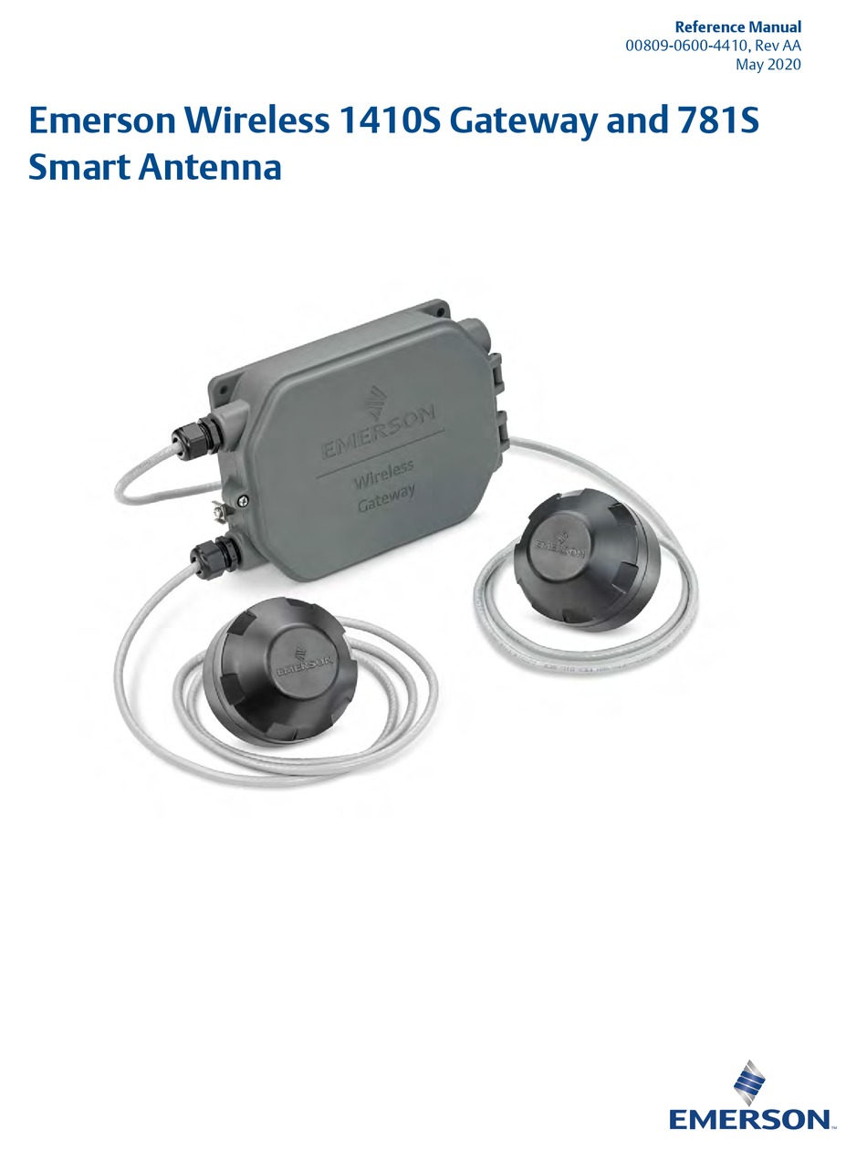 EMERSON 1410S REFERENCE MANUAL Pdf Download | ManualsLib