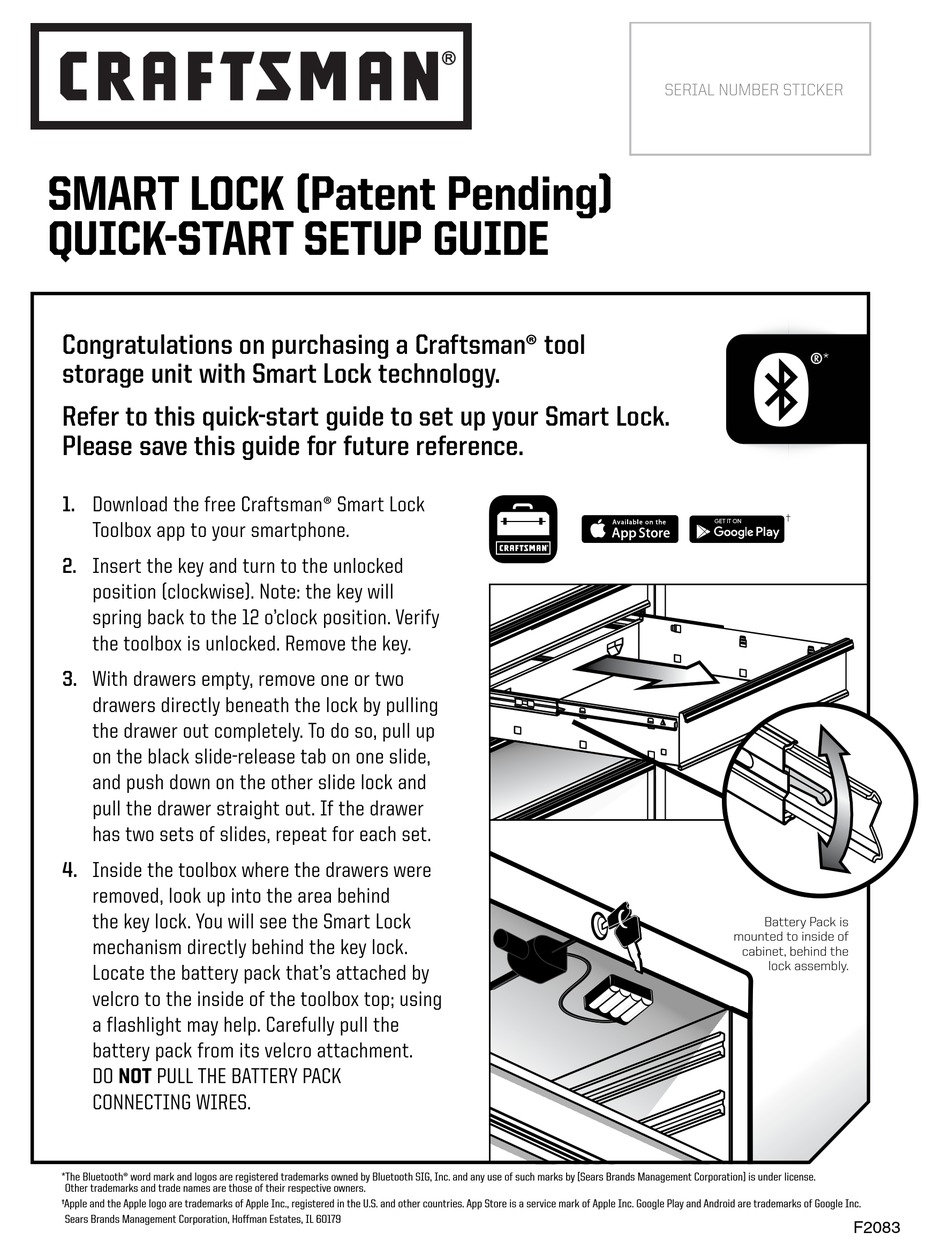 Sears Tool Box Locks My Bios