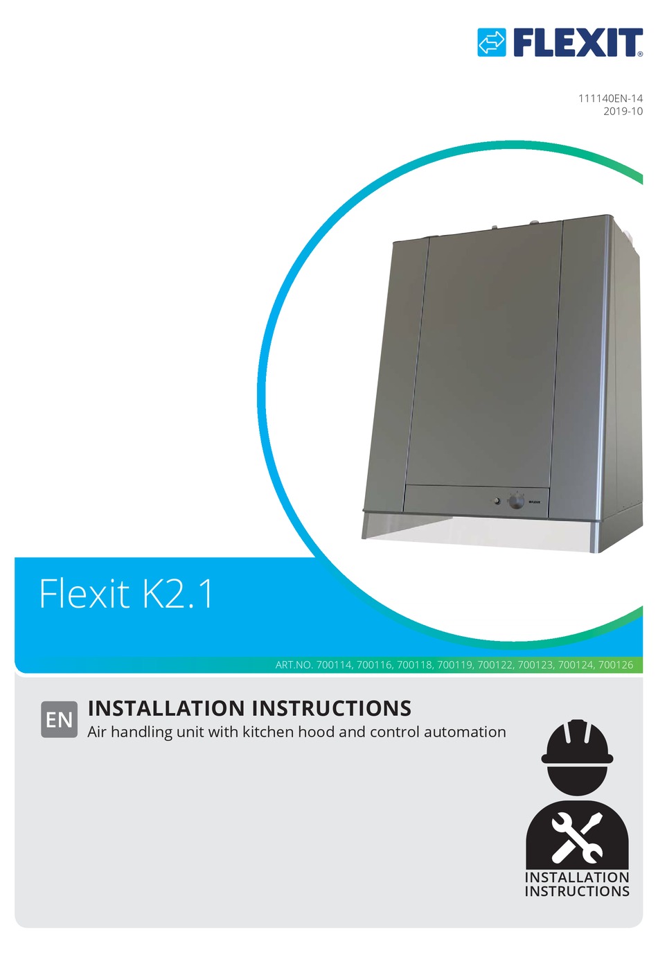 FLEXIT K2.1 INSTALLATION INSTRUCTIONS MANUAL Pdf Download ManualsLib