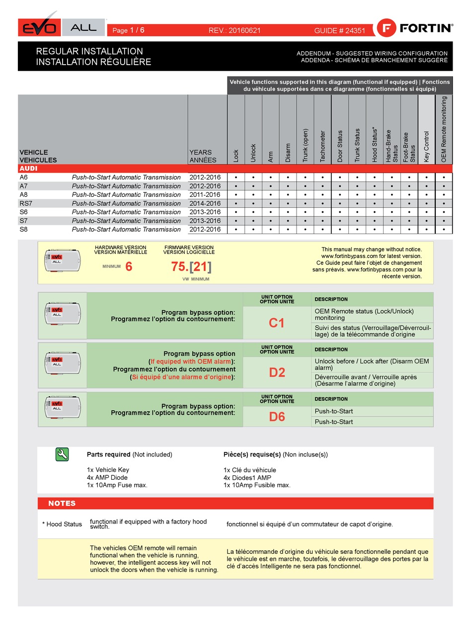 FORTIN EVO ALL REGULAR INSTALLATION Pdf Download ManualsLib