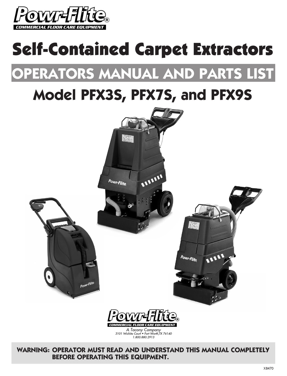 POWRFLITE PFX3S OPERATORS MANUAL AND PARTS LISTS Pdf Download ManualsLib
