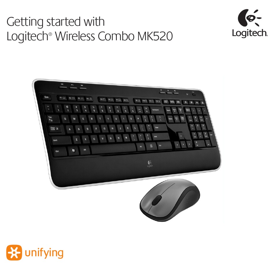 LOGITECH MK520 GETTING STARTED Pdf Download | ManualsLib