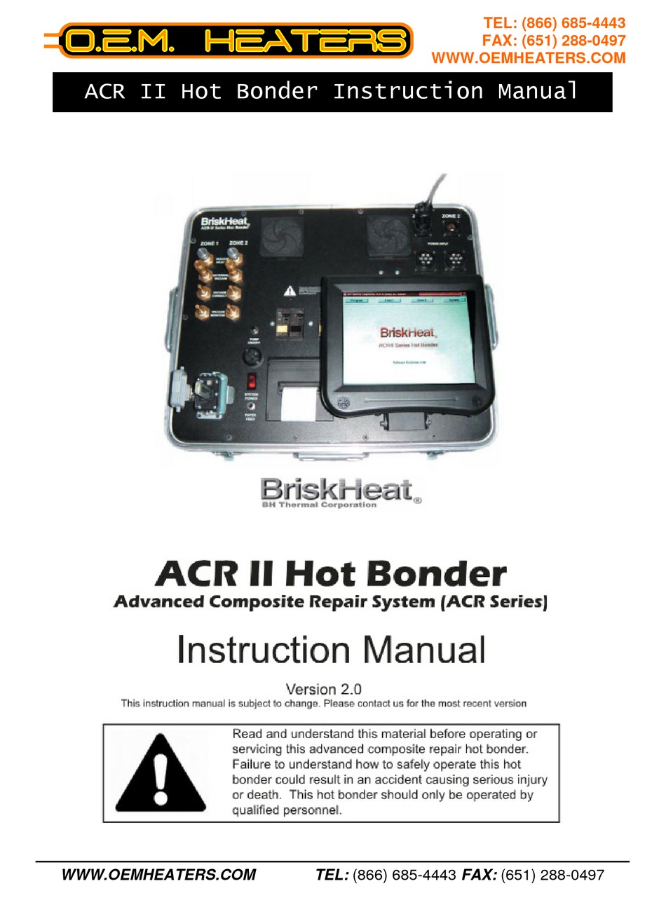 BRISKHEAT ACR SERIES INSTRUCTION MANUAL Pdf Download ManualsLib