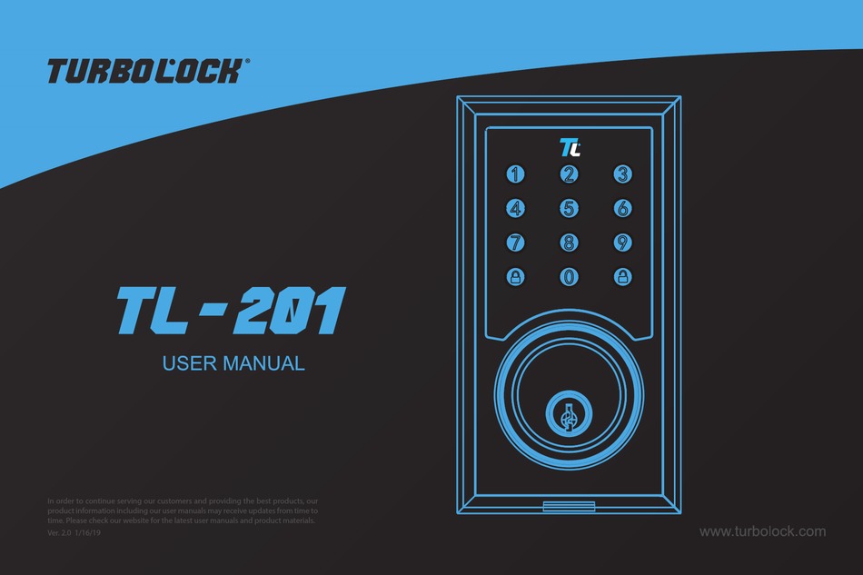 TURBOLOCK TL-201 USER MANUAL Pdf Download | ManualsLib